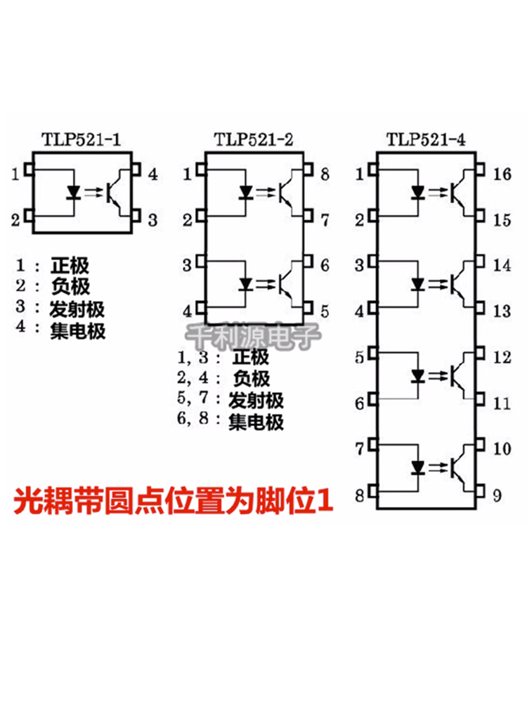 全新国产 P521 TLP521-1GB TLP521 光耦 直插DIP-4光电耦合器现货