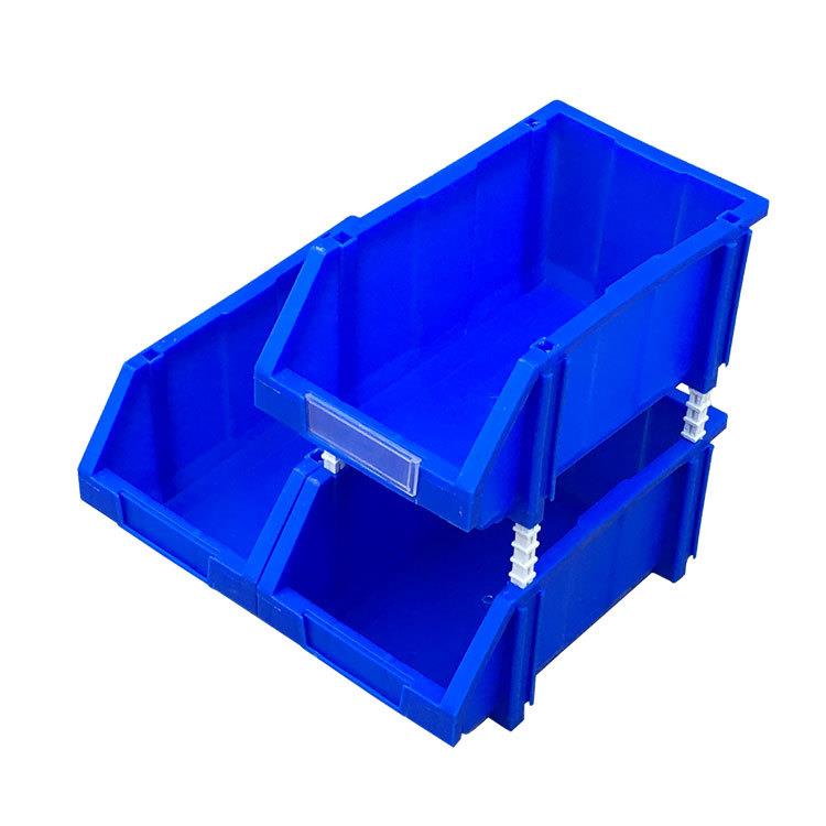 生产供应A零件盒电子元器件货架物料盒斜口组立式塑料零件箱